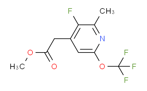 AM164296 | 1804433-36-0 | Methyl 3-fluoro-2-methyl-6-(trifluoromethoxy)pyridine-4-acetate