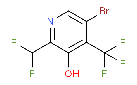 AM16430 | 1805240-06-5 | 5-Bromo-2-(difluoromethyl)-3-hydroxy-4-(trifluoromethyl)pyridine