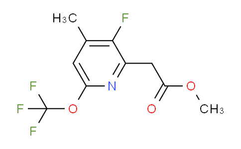 AM164302 | 1804783-50-3 | Methyl 3-fluoro-4-methyl-6-(trifluoromethoxy)pyridine-2-acetate