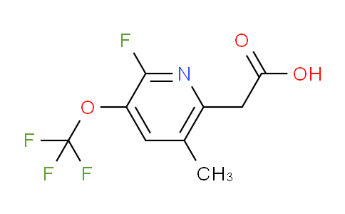 AM164308 | 1804736-22-8 | 2-Fluoro-5-methyl-3-(trifluoromethoxy)pyridine-6-acetic acid