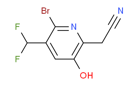 AM16431 | 1806992-26-6 | 2-Bromo-3-(difluoromethyl)-5-hydroxypyridine-6-acetonitrile