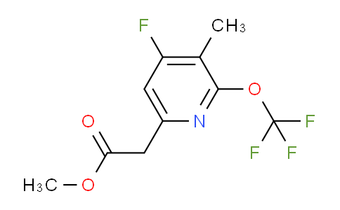 AM164317 | 1806723-91-0 | Methyl 4-fluoro-3-methyl-2-(trifluoromethoxy)pyridine-6-acetate