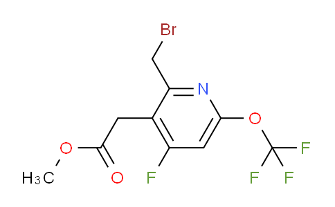 AM164333 | 1804317-59-6 | Methyl 2-(bromomethyl)-4-fluoro-6-(trifluoromethoxy)pyridine-3-acetate