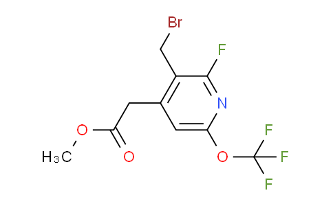 AM164343 | 1805968-50-6 | Methyl 3-(bromomethyl)-2-fluoro-6-(trifluoromethoxy)pyridine-4-acetate