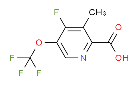 AM164344 | 1804641-70-0 | 4-Fluoro-3-methyl-5-(trifluoromethoxy)pyridine-2-carboxylic acid