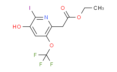 Ethyl 3-hydroxy-2-iodo-5-(trifluoromethoxy)pyridine-6-acetate
