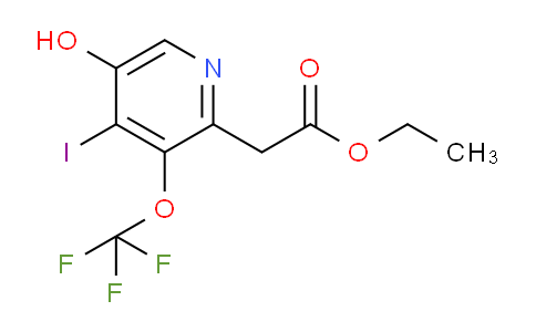 Ethyl 5-hydroxy-4-iodo-3-(trifluoromethoxy)pyridine-2-acetate