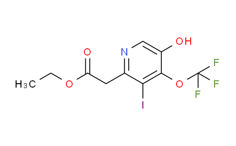 AM164360 | 1806715-95-6 | Ethyl 5-hydroxy-3-iodo-4-(trifluoromethoxy)pyridine-2-acetate