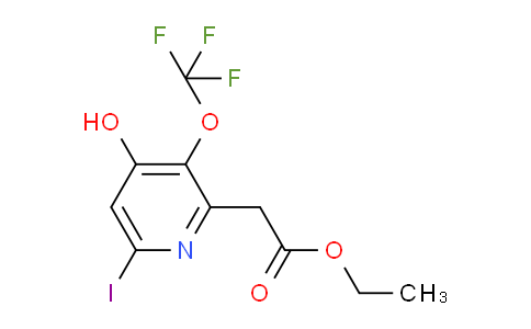 Ethyl 4-hydroxy-6-iodo-3-(trifluoromethoxy)pyridine-2-acetate