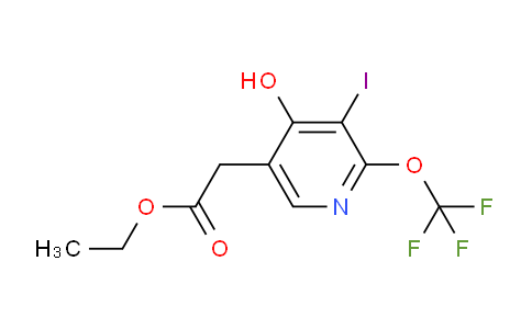 AM164365 | 1804478-70-3 | Ethyl 4-hydroxy-3-iodo-2-(trifluoromethoxy)pyridine-5-acetate