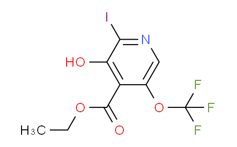 Ethyl 3-hydroxy-2-iodo-5-(trifluoromethoxy)pyridine-4-carboxylate