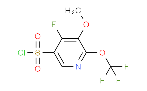 AM164371 | 1804746-73-3 | 4-Fluoro-3-methoxy-2-(trifluoromethoxy)pyridine-5-sulfonyl chloride