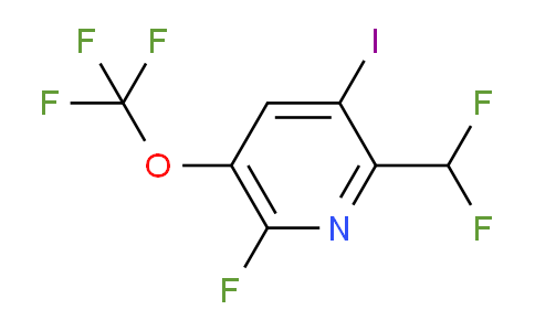 AM164404 | 1805947-65-2 | 2-(Difluoromethyl)-6-fluoro-3-iodo-5-(trifluoromethoxy)pyridine