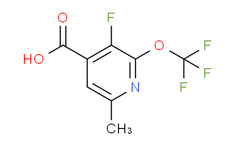 AM164411 | 1803679-65-3 | 3-Fluoro-6-methyl-2-(trifluoromethoxy)pyridine-4-carboxylic acid