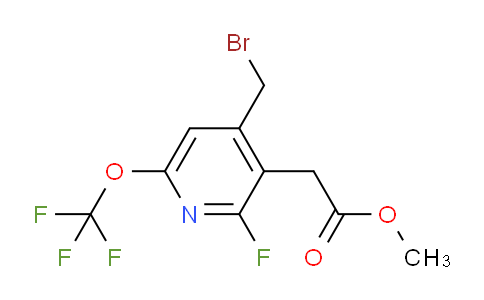 Methyl 4-(bromomethyl)-2-fluoro-6-(trifluoromethoxy)pyridine-3-acetate