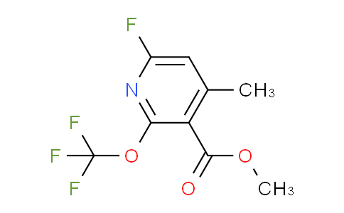 Methyl 6-fluoro-4-methyl-2-(trifluoromethoxy)pyridine-3-carboxylate