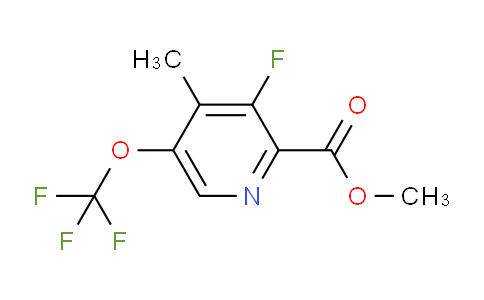 AM164433 | 1803679-74-4 | Methyl 3-fluoro-4-methyl-5-(trifluoromethoxy)pyridine-2-carboxylate