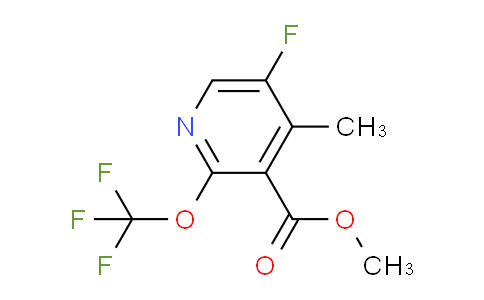 AM164434 | 1806722-90-6 | Methyl 5-fluoro-4-methyl-2-(trifluoromethoxy)pyridine-3-carboxylate