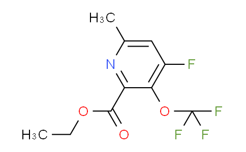 AM164437 | 1806723-11-4 | Ethyl 4-fluoro-6-methyl-3-(trifluoromethoxy)pyridine-2-carboxylate