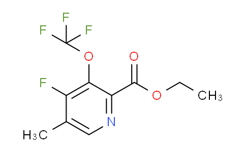 AM164443 | 1804782-84-0 | Ethyl 4-fluoro-5-methyl-3-(trifluoromethoxy)pyridine-2-carboxylate