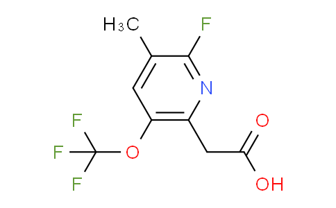 AM164456 | 1804744-70-4 | 2-Fluoro-3-methyl-5-(trifluoromethoxy)pyridine-6-acetic acid