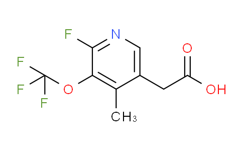2-Fluoro-4-methyl-3-(trifluoromethoxy)pyridine-5-acetic acid