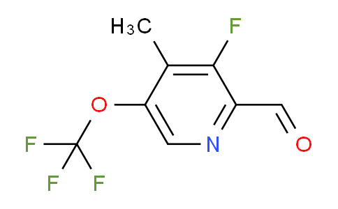 AM164459 | 1804310-82-4 | 3-Fluoro-4-methyl-5-(trifluoromethoxy)pyridine-2-carboxaldehyde