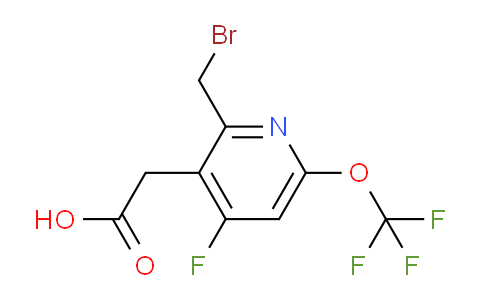 2-(Bromomethyl)-4-fluoro-6-(trifluoromethoxy)pyridine-3-acetic acid