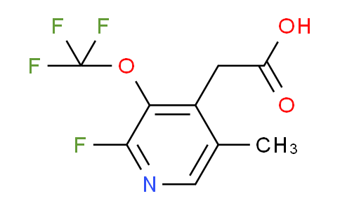 2-Fluoro-5-methyl-3-(trifluoromethoxy)pyridine-4-acetic acid
