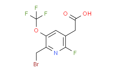 AM164468 | 1804747-63-4 | 2-(Bromomethyl)-6-fluoro-3-(trifluoromethoxy)pyridine-5-acetic acid