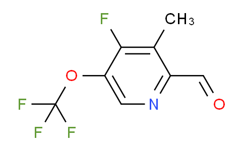 AM164474 | 1803679-34-6 | 4-Fluoro-3-methyl-5-(trifluoromethoxy)pyridine-2-carboxaldehyde