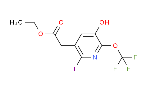 AM164504 | 1804478-78-1 | Ethyl 3-hydroxy-6-iodo-2-(trifluoromethoxy)pyridine-5-acetate