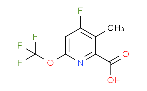 AM164506 | 1804781-81-4 | 4-Fluoro-3-methyl-6-(trifluoromethoxy)pyridine-2-carboxylic acid