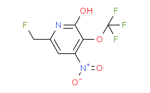 6-(Fluoromethyl)-2-hydroxy-4-nitro-3-(trifluoromethoxy)pyridine
