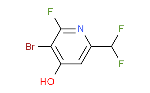 AM16451 | 1806051-44-4 | 3-Bromo-6-(difluoromethyl)-2-fluoro-4-hydroxypyridine