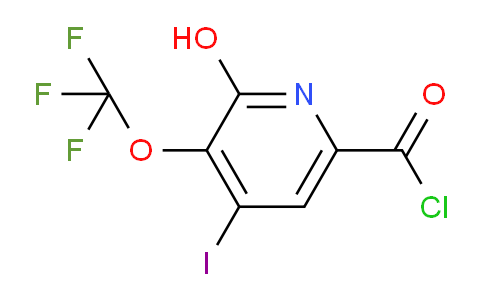 2-Hydroxy-4-iodo-3-(trifluoromethoxy)pyridine-6-carbonyl chloride