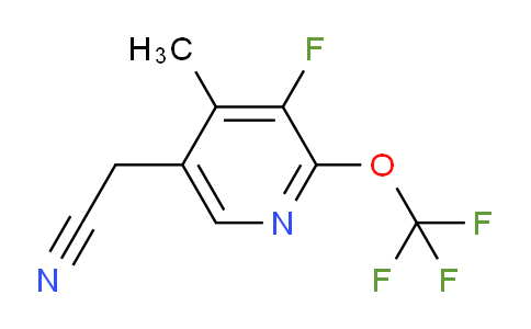 3-Fluoro-4-methyl-2-(trifluoromethoxy)pyridine-5-acetonitrile