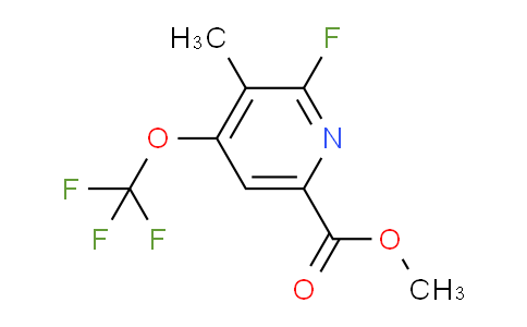 Methyl 2-fluoro-3-methyl-4-(trifluoromethoxy)pyridine-6-carboxylate