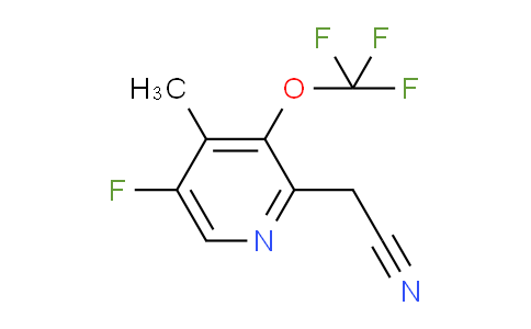 5-Fluoro-4-methyl-3-(trifluoromethoxy)pyridine-2-acetonitrile