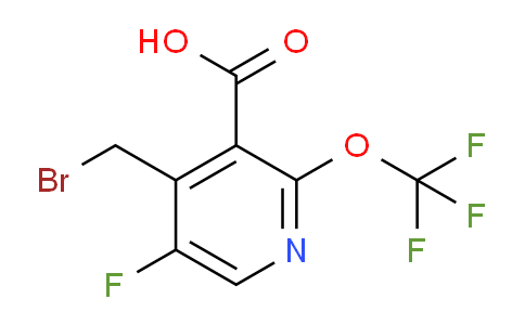 4-(Bromomethyl)-5-fluoro-2-(trifluoromethoxy)pyridine-3-carboxylic acid