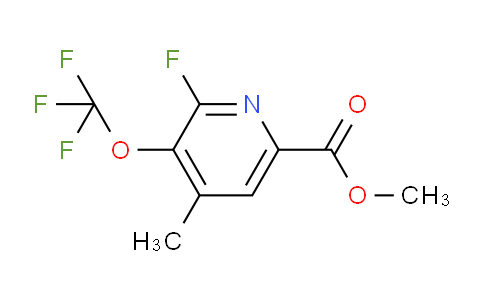 Methyl 2-fluoro-4-methyl-3-(trifluoromethoxy)pyridine-6-carboxylate
