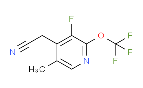 3-Fluoro-5-methyl-2-(trifluoromethoxy)pyridine-4-acetonitrile
