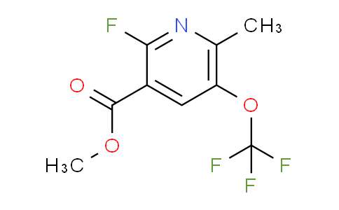 AM164528 | 1804315-86-3 | Methyl 2-fluoro-6-methyl-5-(trifluoromethoxy)pyridine-3-carboxylate