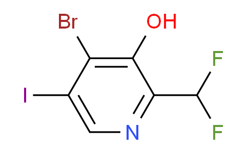 AM16453 | 1804461-40-2 | 4-Bromo-2-(difluoromethyl)-3-hydroxy-5-iodopyridine