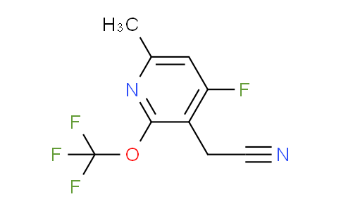 AM164533 | 1806259-61-9 | 4-Fluoro-6-methyl-2-(trifluoromethoxy)pyridine-3-acetonitrile