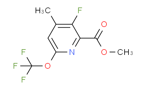 Methyl 3-fluoro-4-methyl-6-(trifluoromethoxy)pyridine-2-carboxylate