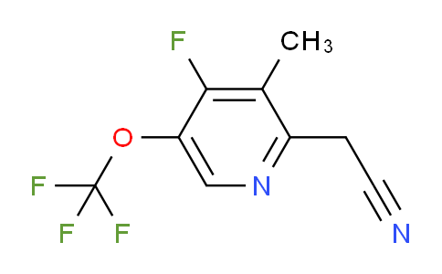 AM164540 | 1803702-05-7 | 4-Fluoro-3-methyl-5-(trifluoromethoxy)pyridine-2-acetonitrile