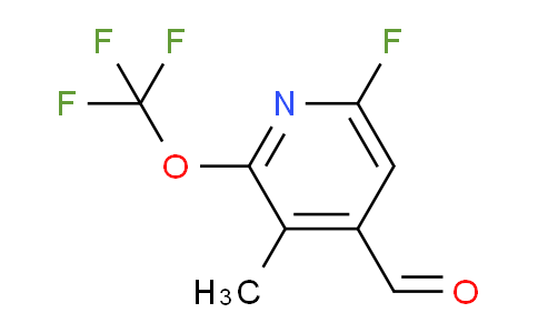 6-Fluoro-3-methyl-2-(trifluoromethoxy)pyridine-4-carboxaldehyde