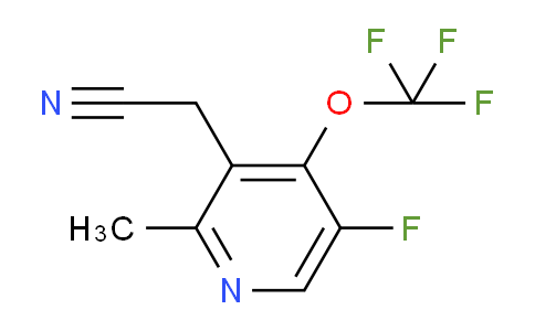 5-Fluoro-2-methyl-4-(trifluoromethoxy)pyridine-3-acetonitrile