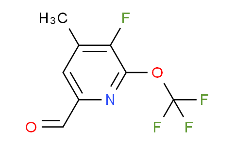 AM164555 | 1804310-75-5 | 3-Fluoro-4-methyl-2-(trifluoromethoxy)pyridine-6-carboxaldehyde